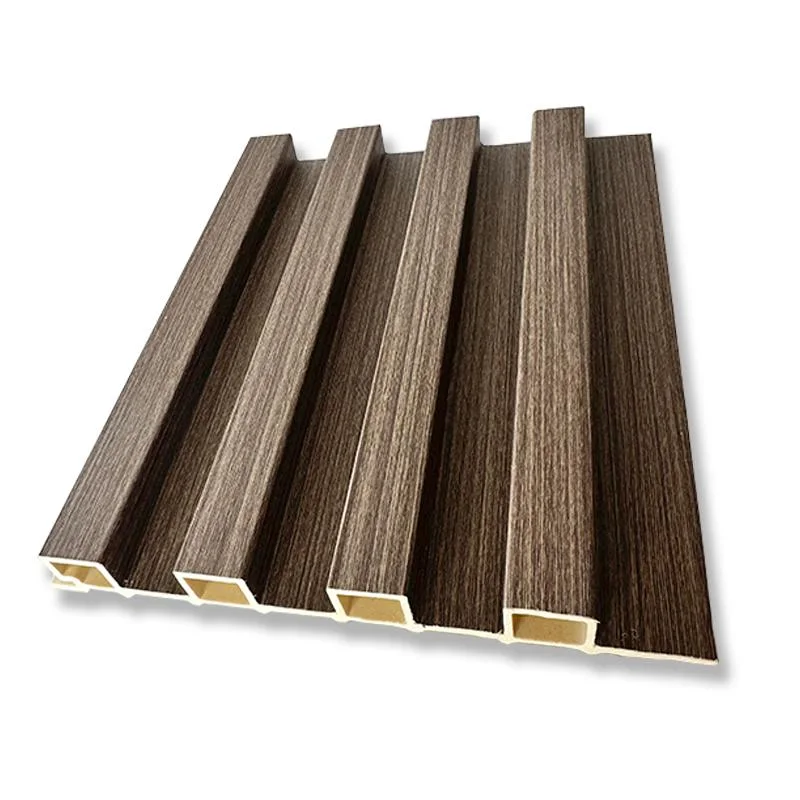 Good Price Manufacturer WPC Co-Extrusion Wall Cladding Panel Wood Grain Cladding Fluted Panel