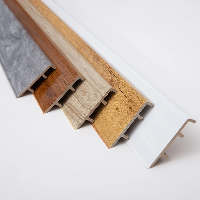 Plastic/Fiberboard/Wood/PVC/WPC/MDF/Solid/Vinyl/Laminate T-Mold/Reducer/Quarter Round/Stair Nosing/Skirting Board Wall/Spc Flooring