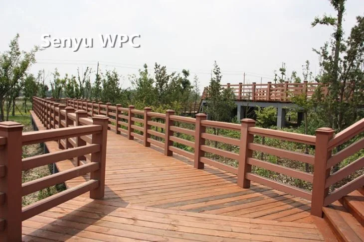 Outdoor Wood Plastic Composite WPC Fencing Railing