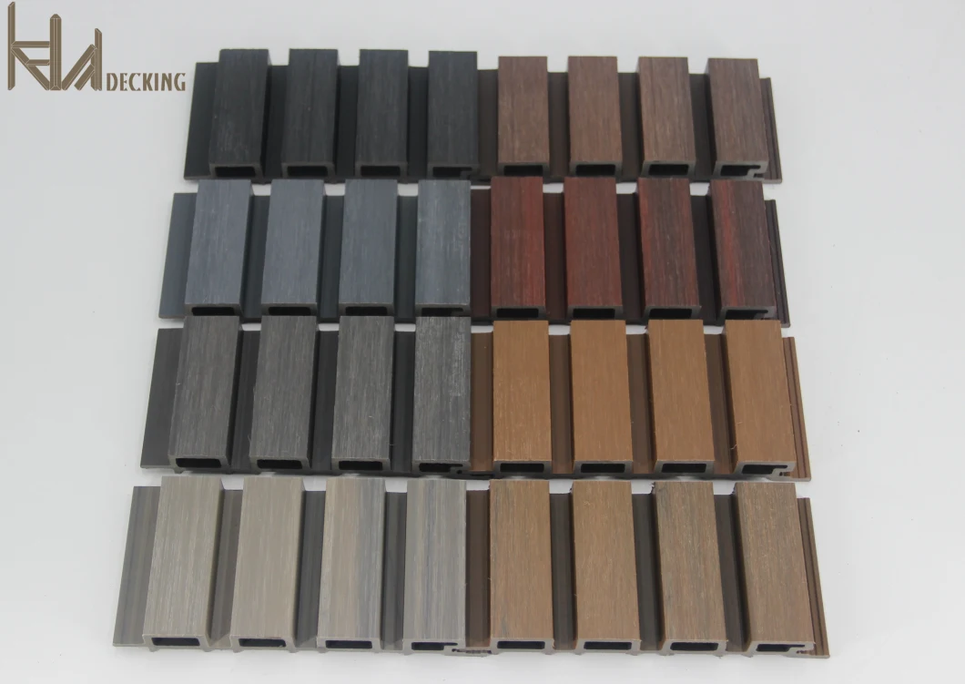 Maintenance-Free Exterior Wood Plastic Composite WPC Wall Panel, Waterproof, Co-Extrusion High Quality (219*26mm)