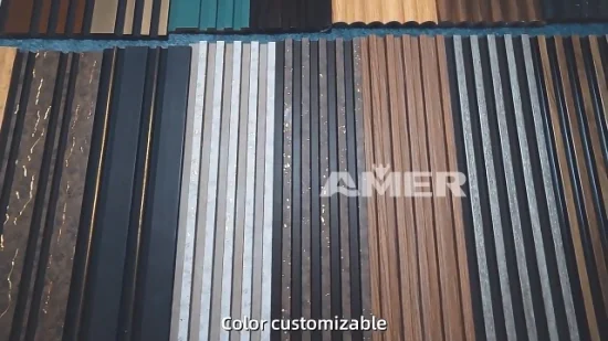 Rongke OEM Custom Corrugate Composite Co-Extrusion China Charcoal Carvão Painel de Parede Exterior Painéis
