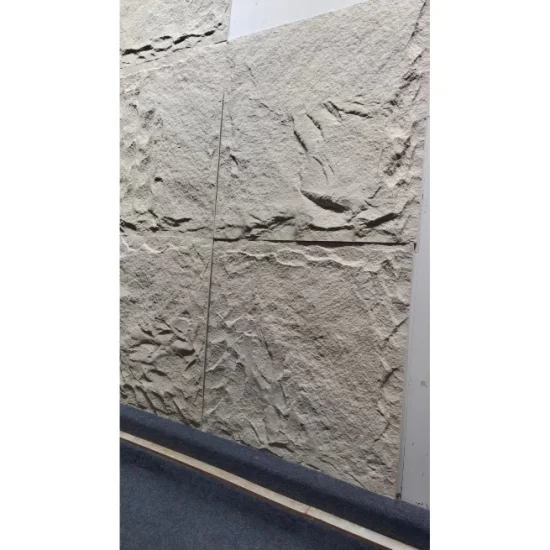 Painel de pedra de poliuretano artificial de parede falsa de pedra cultural PU para decoração de sala de estar KTV Painel de parede de pedra artificial de pedra PU