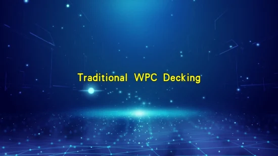 Tábua de decking de coextrusão WPC à prova de água/umidade Piso externo WPC com bom preço