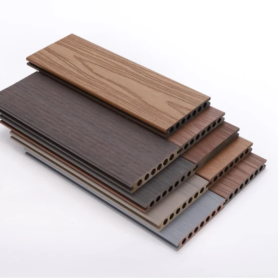 Feito na China Piso de madeira sintética Deck WPC Piso de madeira artificial