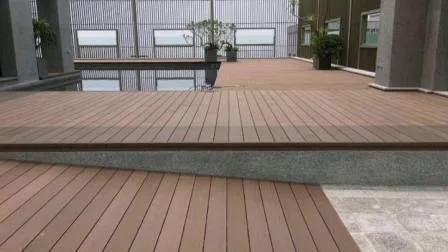 Piso de deck WPC oco composto para piscina ao ar livre