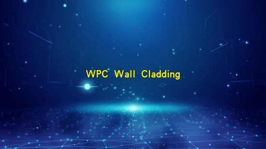 Revestimento de parede WPC composto à prova d'água de alto grau de estabilidade de cor e UV para áreas externas (M15)
