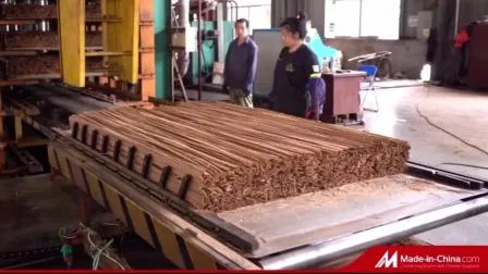 E0 Decoração de casa Piso de bambu maciço à prova d'água Piso de madeira Piso/piso interno de bambu