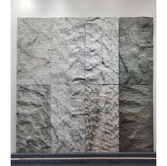 Projeto de hotel de produção de fábrica de painel de pedra PU leve, painel de parede de pedra artificial de poliuretano, painel de parede de pedra artificial de pedra PU